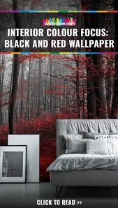 If you get tired of the design or the wallpaper gets worn out or damaged, you can easily remove it off the wall. Black And Red Wallpaper For All Rooms Wallsauce Au