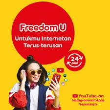Tarif yang sangat murah untuk jumlah kuota utama 100% tanpa kuota tambahan yang gak perlu lagi. Kuota Indosat Freedom U 7 Gb 20 Gb Aplikasi
