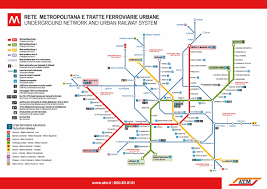 Milan Metro Map Subway Map Metro Map Transit Map