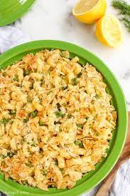 May substitute drained, canned mushrooms for the fresh; Sour Cream And Onion Tuna Noodle Casserole A Farmgirl S Dabbles