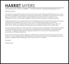 Wherever pharmacists practice, pharmacy technicians work alongside them. Cover Letter Sample For Pharmacy Technician Master Of Template Document