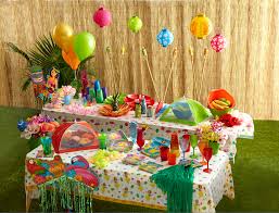 Summer Party Supplies From Dollar Tree Clever Housewife Luau Party Decorations Dollar Tree Party Supplies Summer Party Supplies