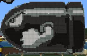 Minecraft Pixel Art Bulletbill By Kawaii Panda San On Deviantart Make sure your character is grouped together and we'll hurry on to the final step. minecraft pixel art bulletbill by