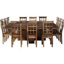 Dallas Ranch Square Dining Room Table And Chair Set In 2021 12 Seat Dining Table Square Dining Room Table Large Dining Table
