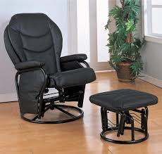 Pair one with a statement chair in the corner of your living room. Coaster Recliners With Ottomans Glider Rocker With Round Base Ottoman Value City Furniture Reclining Chair Ottoman Sets