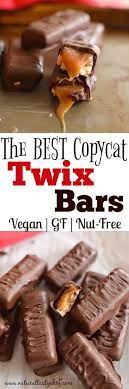 Vegan And Gluten Free Twix Bars Natural Tasty Chef Recipe Gluten Free Twix Bars Gluten Free Twix Twix Bar