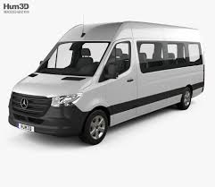 Mercedes Benz Sprinter Passenger Van L3h2 2019 3d Model From Hum3d Com Benz Sprinter Sprinter Passenger Van Mercedes Benz