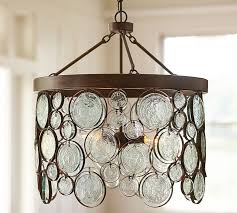 Customizable pottery indoor/outdoor led barn light. Emery Indoor Outdoor Recycled Glass Chandelier Glass Chandelier Modern Light Fixtures Home Lighting