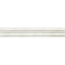 Installing a chair rail is a project that you can do yourself with a few simple tools. Satori Venatino Natural Stone Marble Chair Rail Tile 2 In X 12 In In The Accent Trim Tile Department At Lowes Com