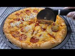 Homemade Pepperoni Pizza Recipe Resep Pepperoni Pizza Youtube Pizza Recipes Pizza Recipes Pepperoni Homemade Pepperoni Pizza Recipe