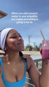 Natural electrolytes are always the ultimate pick-me-up ✨ #lifehydrated  #coconutwater #zico #healthy #smoothie