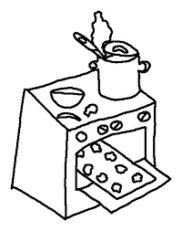 Color online with this game to color the house coloring pages and you will be able to share and to create your own gallery online. Kitchen Oven For Baking Cookies Coloring Pages Best Place Coloring Home