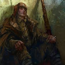 Soldier Illustration Wwii Theme Illustration Digitalpainting Art Jamespaick Soldier Portrait Painting P Digital Art Fantasy War Art Military Drawings