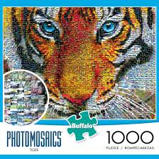 Select a puzzle cut to view solve times. Tiger 1 000 Piece Photomosaic Puzzle By Buffalo Games Iamapuzzler Buffalogames Puzzle Tiger Buffalo Games Jigsaw Puzzles Hard Puzzles