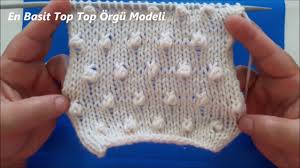 En Basit Top Top Orgu Modeli Most Simple Ball Knitting Pattern Orgu Bebek Giysi Desenlerleri Zikzak
