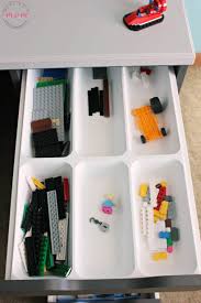 Easy Diy Lego Desk To Hide And Organize Legos This Ikea Hack Turns A Desk Into A Lego Building Mecca In 2020 Lego Desk Lego Table Diy Lego Table