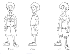 Cartoon zookeeper with a parrot on his shoulder is caring for an animal lemur and a turtle. Zookeeper Coloring Pages