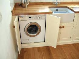 Under Counter Washer Under Counter Washing Machine Cover Up Your Amazing Cabinets Installatio Washing Machine In Kitchen Washing Machine Cover Washing Machine