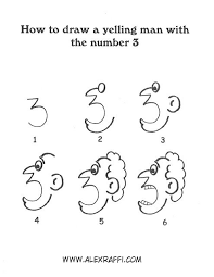How to draw a child easy and step by step. Alex Raffi Blog Drawing With Numbers Number Drawing Art Drawings For Kids Alphabet Drawing