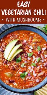 Pin On Chili Recipes With Mushrooms