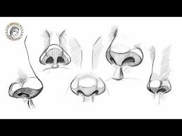 رسم الأنف من زوايا مختلفة how to draw a nose from different angles youtube realistic drawings drawings art drawings