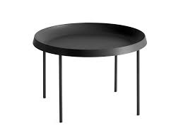Showing 26 of 26 items. Round Steel Coffee Table With Tray Hay Tulou Black By In Stock Design Gamfratesi