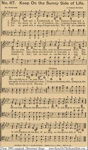Bj And The Bear Song Lyrics Keep On The Sunny Side Of Life Hymn Music Gospel Song Lyrics Inspirational Songs