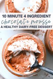 51 delicious dessert recipes that won't derail your diet. Vegan Chocolate Mousse Only 2 Ingredients Pinch Me Good