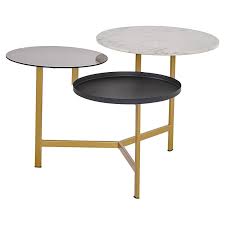 This table also has the thick foundation with the thickness of 1.96 inches and the strong x shape leg allow it to support the maximum weight of 200 lbs ,and this. Sunpan Diesel 35 Modern Marble Coffee Table In Gunmetal White 104467