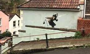 Just like banksy's street art have been reflecting a new era of artwork, this banksy happy chopper wall decal is close to doing so on your indoor walls. Bristol Owners Pull Out Of Sale Of House Hosting Banksy Artwork Banksy The Guardian
