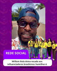 William Bula alerta influenciadores: Humilhar é desnecessário