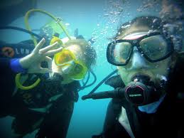 Woman Diving Cabo San Lucas Cabo Dive Trek