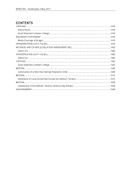 Https Parliament Nt Gov Au Data Assets Pdf File 0009 441477 Debates Day 2 3 May 2017 Pdf