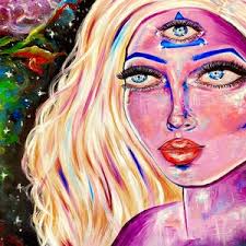 Buy Canva bliss Spiritual Activation Healing Vibrational Sacred Art  Painting Abstract Artwork Energy Home Wall Decor Online in India