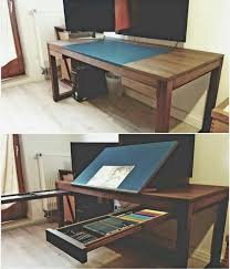 Pin By Catherine Fisher On Home Art Desk Drawing Desk Drawing Table