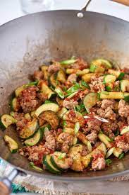 Recipe Spicy Ground Pork Zucchini Stir Fry Recipe Ground Pork Recipes Pork Zucchini Pork Recipes