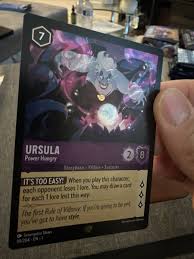 Disney Lorcana FOIL LEGENDARY Ursula, Power Hungry 59/204 Gen Con