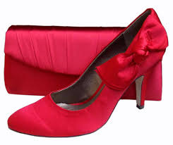 Menbur Red Satin Evening Shoes Ladies Shoes Girls Shoes Online Fashion Shoes Wedding Guest Shoes
