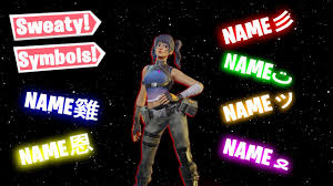 Plenty of names are available here to facilitate their. Top 10 New Sweaty Symbols To Put In Your Fortnite Name Youtube