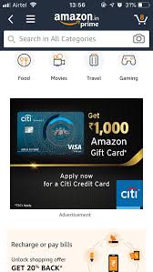 Citi may also show you prescreened citibank credit card offers that have more generous terms than the publicly available offers. Apply For A Citi Credit Card On Amazon And Get Amazon Gift Card Worth Inr 1000 Desidime