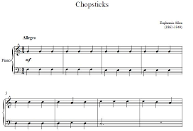 She was the sister of music publisher mozart allen. Chopsticks Piano Sheet Music