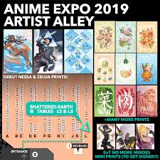 Anime Expo Artist Alley Merch Catalogs Part 2 2019