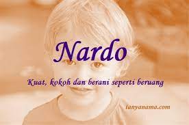 Kebanyakan orang memilih nama nama anak mereka menggunakan 3 pilihan kata yang dipercaya makna yang baik, untuk ini sesuai dengan keadaan martabatnya. Arti Nama Nardo Dan Rangkaian Namanya Tanya Nama