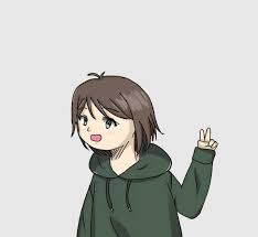 Amazon com anime hoodies men clothing shoes jewelry. Cute Girl In A Green Hoodie Ji Ahn S Creation Digital Art People Figures Animation Anime Comics Anime Artpal