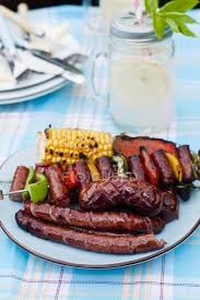 Maybe you would like to learn more about one of these? Spiedino E Salsicce Alla Griglia Cotto Salsiccia Stock Photo 154995928