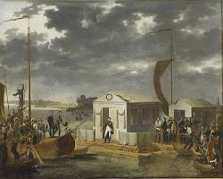 Image of Treaty of Tilsit Napoleon illustration