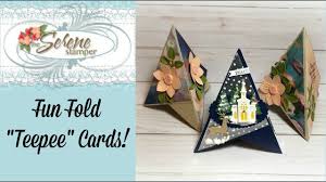 Connect with custom, printed cards that make awesome keepsakes. Teepee Fun Fold Cards Youtube Fun Fold Cards Folded Christmas Cards Fold Cards