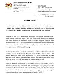 Jabatan perancang bandar dan wilayah. Siaran Media Laporan Rtm Radio Televisyen Malaysia Facebook