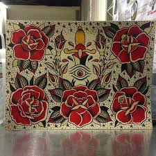 Aa077ab4c26b3ff93f72db40bd30269a Jpg 500 500 Traditional Rose Tattoos Traditional Tattoo American Traditional Rose