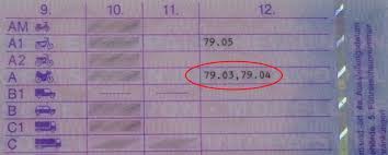 Erwerben sie einen neuen führerschein einfach ohne die lästige mpu prüfung. Klasse B Neu Mit Schlusselzahl A 79 03 79 04